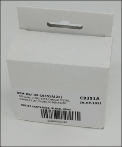 REMANUFACTURED 21XL BLACK  FOR USE IN HP PRINTERS