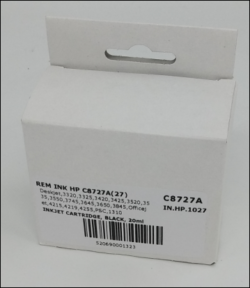REMANUFACTURED 27 BLACK  FOR USE IN HP PRINTERS