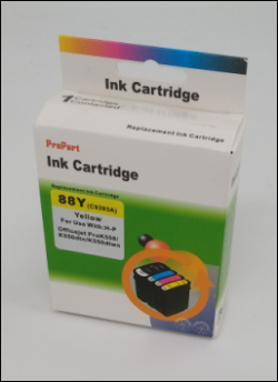REMANUFACTURED 88XL YELLOW  FOR USE IN HP PRINTERS