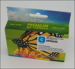 REMANUFACTURED 903XL CYAN  CARTRIDGE FOR USE IN HP PRINTERS