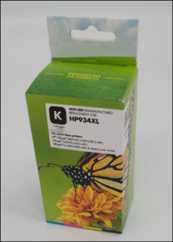 REMANUFACTURED 934XL BLACK  FOR USE IN HP PRINTERS