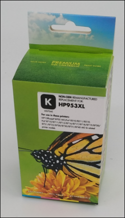 REMANUFACTURED 953XL BLACK  FOR USE IN HP PRINTERS