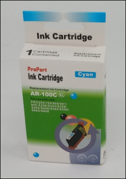 LEXMARK 100XL CYAN REMANUFACTURED  LEX100XLCREM