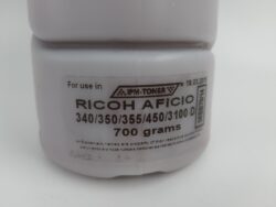 RICOH TYPE 3100D/3200D COMPATIBLE TONER BLACK FOR USE IN RICOH AF340/345/350/355/450/455 1X700gr