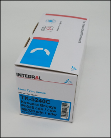 KYOSERA TK5240C COMPATIBLE TONER CYAN 3K (WITH CHIP) FOR USE IN KYOSERA ECOSYS  M5526CDN/M5526CDW/P5026CDN/P5026CDW