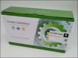 COMPATIBLE  W1106A (106A) TONER BLACK  1K FOR USE IN HP LASERJET 107/135MFP/137MFP