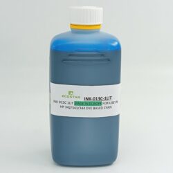 INK 013C 1LT MADE IN EUROPE FOR USE IN HP 342/343/344 ALSO FOR USE IN THE HP 22/28/57/300/301/650/652 DYE BASED CYAN (C780)