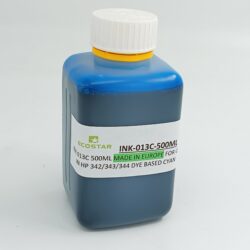 INK 013C 500ML MADE IN EUROPE FOR USE IN HP 342/343/344 ALSO FOR USE IN THE HP 22/28/57/300/301/650/652 DYE BASED CYAN (C780)
