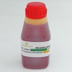 INK 0149Y 250ML MADE IN EUROPE FOR USE IN HP 650/652 DYE BASED YELLOW  (Y149)