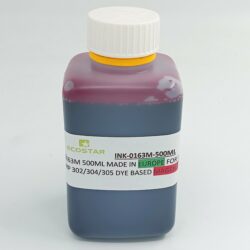 INK 0163M 500ML MADE IN EUROPE FOR USE IN HP 302/304/305 DYE BASED MAGENTA  (M163)