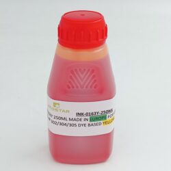 INK 0163Y 250ML MADE IN EUROPE FOR USE IN HP 302/304/305 DYE BASED YELLOW  (Y163)