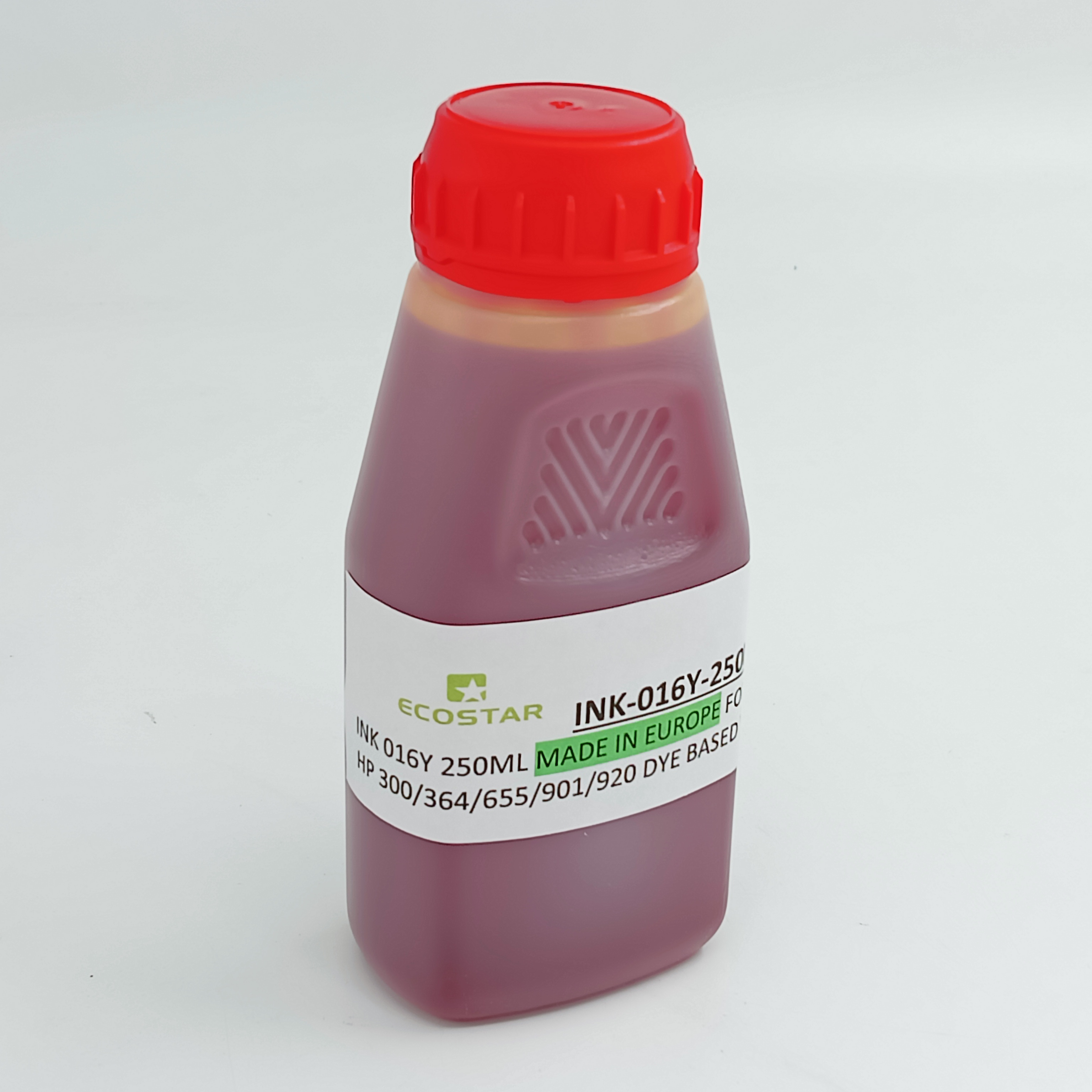 INK 016Y 250ML MADE IN EUROPE FOR USE IN HP 300/364/655/901/920 DYE BASED YELLOW (Y143)