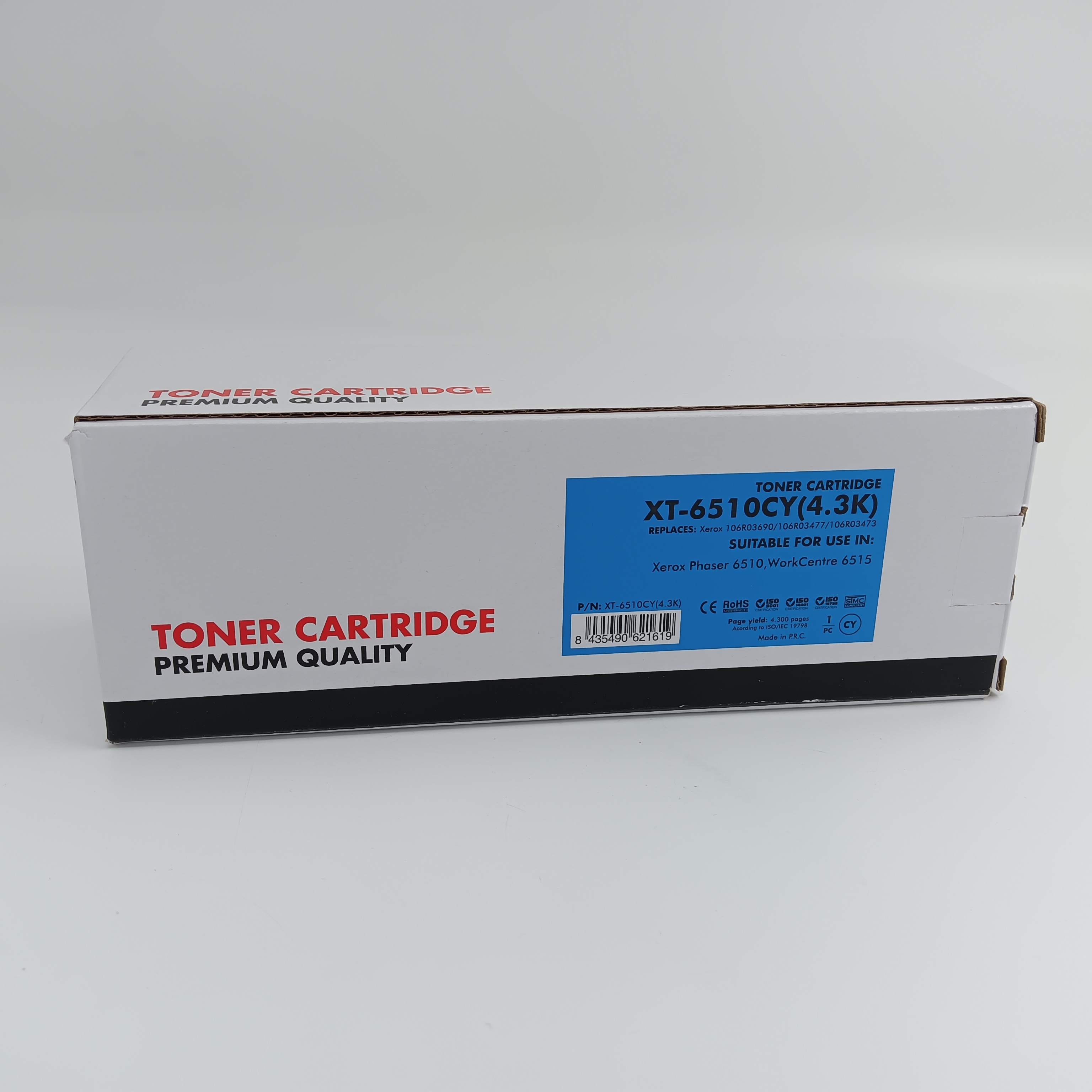 XEROX 106R03690 COMPATIBLE TONER CYAN 4,3K FOR USE IN XEROX PHASER 6510/WC6515