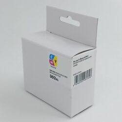 REMANUFACTURED 302XL COLOR WITH CHIP AND INK LEVEL FOR USE IN HP OFFICEJET 3830/3831/3832/3833/3834/3835/4650/4657/4658/5220/5230/5232 - DESKJET 1110/2130/3630 - ENVY 4520/4522/4523/4524/4526/4527/4528