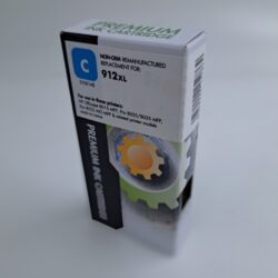 REMANUFACTURED 912XL CYAN  CARTRIDGE FOR USE IN HP OFFICEJET 8015, OFIICEJET PRO 8022 AIO, OFIICEJET PRO 8025, OFIICEJET PRO 8035