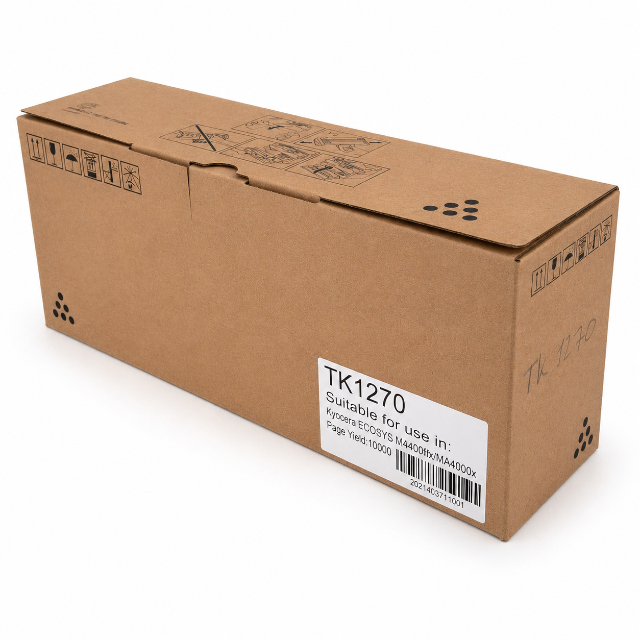 COMPATIBLE TONER WITH KYOSERA TK1270 TONER BLACK 10K FOR USE IN KYOSERA ECOSYS MA4000FX/MA4000X/MA4000WIFX