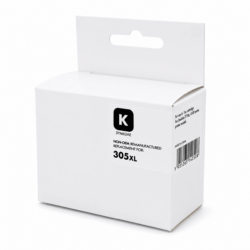 REMANUFACTURED 305XL BLACK (3YM62AE)  WITH CHIP AND INK LEVEL FOR USE IN HP PRINTERS