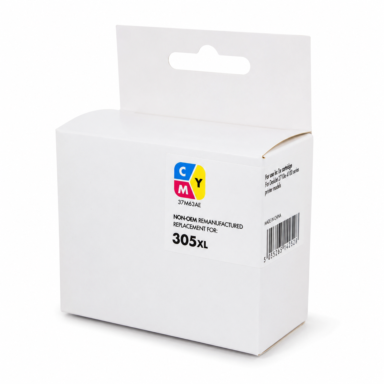 REMANUFACTURED 305XL COLOR (3YM63AE) WITH CHIP AND INK LEVEL FOR USE IN HP PRINTERS